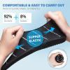 imageATHMILE Water Shoes for Women Men Barefoot QuickDry Aqua Socks for Beach Swim Pool River Yoga Lake Surf Sport Shoes Cruise Essentials Swimming SizeNwavy White Stripe