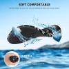imageATHMILE Water Shoes for Women Men Barefoot QuickDry Aqua Socks for Beach Swim Pool River Yoga Lake Surf Sport Shoes Cruise Essentials Swimming SizePaisley Black White