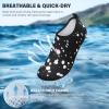 imageATHMILE Water Shoes for Women Men Barefoot QuickDry Aqua Socks for Beach Swim Pool River Yoga Lake Surf Sport Shoes Cruise Essentials Swimming SizeRandom White Dots