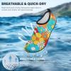 imageATHMILE Water Shoes for Women Men Barefoot QuickDry Aqua Socks for Beach Swim Pool River Yoga Lake Surf Sport Shoes Cruise Essentials Swimming SizeTropical Plants