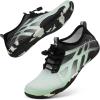 imageATHMILE Water Shoes for Men Women River Shoes Adult Swim Beach Lake Pool Aqua Socks Barefoot Quick Dry for Hiking Surfing Kayaking Size5bcyan