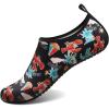 imageATHMILE Water Shoes for Women Men Barefoot QuickDry Aqua Socks for Beach Swim Pool River Yoga Lake Surf Sport Shoes Cruise Essentials Swimming SizeColorful Lobster