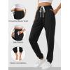 imageATHMILE Baggy Sweatpants for Women with PocketsLounge Womens Pajams PantsWomens Running Joggers Fall Clothes Outfits 2025Black