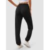 imageATHMILE Baggy Sweatpants for Women with PocketsLounge Womens Pajams PantsWomens Running Joggers Fall Clothes Outfits 2025Black