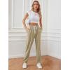 imageATHMILE Baggy Sweatpants for Women with PocketsLounge Womens Pajams PantsWomens Running Joggers Fall Clothes Outfits 2025Camel