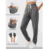 imageATHMILE Baggy Sweatpants for Women with PocketsLounge Womens Pajams PantsWomens Running Joggers Fall Clothes Outfits 2025Dark Grey