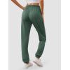 imageATHMILE Baggy Sweatpants for Women with PocketsLounge Womens Pajams PantsWomens Running Joggers Fall Clothes Outfits 2025Green