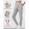 imageATHMILE Baggy Sweatpants for Women with PocketsLounge Womens Pajams PantsWomens Running Joggers Fall Clothes Outfits 2025Grey