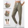 imageATHMILE Baggy Sweatpants for Women with PocketsLounge Womens Pajams PantsWomens Running Joggers Fall Clothes Outfits 2025Light Coffee