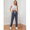 imageATHMILE Baggy Sweatpants for Women with PocketsLounge Womens Pajams PantsWomens Running Joggers Fall Clothes Outfits 2025Navy