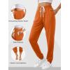imageATHMILE Baggy Sweatpants for Women with PocketsLounge Womens Pajams PantsWomens Running Joggers Fall Clothes Outfits 2025Orange