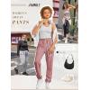 imageATHMILE Baggy Sweatpants for Women with PocketsLounge Womens Pajams PantsWomens Running Joggers Fall Clothes Outfits 2025Pink