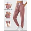 imageATHMILE Baggy Sweatpants for Women with PocketsLounge Womens Pajams PantsWomens Running Joggers Fall Clothes Outfits 2025Pink