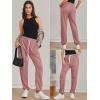 imageATHMILE Baggy Sweatpants for Women with PocketsLounge Womens Pajams PantsWomens Running Joggers Fall Clothes Outfits 2025Pink