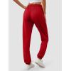 imageATHMILE Baggy Sweatpants for Women with PocketsLounge Womens Pajams PantsWomens Running Joggers Fall Clothes Outfits 2025Red