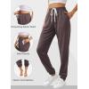 imageATHMILE Baggy Sweatpants for Women with PocketsLounge Womens Pajams PantsWomens Running Joggers Fall Clothes Outfits 2025Wine Red