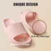 imageATHMILE Cloud Pillow Slippers for Women Men Slide Sandals House Slippers Shower Shoes Thick Sole Comfort Lightweight NonSlip Bathroom Easy to Clean Indoor Outdoor2tender Pink