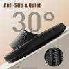 imageATHMILE Cloud Pillow Slippers for Women Men Slide Sandals House Slippers Shower Shoes Thick Sole Comfort Lightweight NonSlip Bathroom Easy to Clean Indoor Outdoor1black