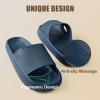 imageATHMILE Cloud Pillow Slippers for Women Men Slide Sandals House Slippers Shower Shoes Thick Sole Comfort Lightweight NonSlip Bathroom Easy to Clean Indoor OutdoorLake Water Blue