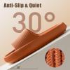 imageATHMILE Cloud Pillow Slippers for Women Men Slide Sandals House Slippers Shower Shoes Thick Sole Comfort Lightweight NonSlip Bathroom Easy to Clean Indoor OutdoorOrange