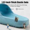 imageATHMILE Cloud Pillow Slippers for Women Men Slide Sandals House Slippers Shower Shoes Thick Sole Comfort Lightweight NonSlip Bathroom Easy to Clean Indoor OutdoorSky Blue