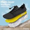 imageATHMILE Water Shoes for Men Women Barefoot Hiking Swim River Shoes Adult Lake Pool Aqua Socks Beach Quick Dry for Hiking Surfing Kayaking Sport Accessories Camping Must HavesB Black