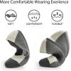 imageATHMILE Womens Flat Ballet Shoes Knit Flat Shoes for Women Round Toe Slip on Women Flats for Dressy Casual Office Work Wedding Comfort SoftBlack  White