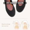 imageATHMILE Womens Flat Ballet Shoes Knit Flat Shoes for Women Round Toe Slip on Women Flats for Dressy Casual Office Work Wedding Comfort SoftBlack