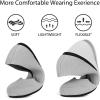 imageATHMILE Womens Flat Ballet Shoes Knit Flat Shoes for Women Round Toe Slip on Women Flats for Dressy Casual Office Work Wedding Comfort SoftGrey