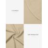 imageATHMILE Womens Long Sleeve Crewneck Ribbed Tops Fitted Stretch Casual Basic T Shirts 2025Beige