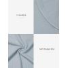 imageATHMILE Womens Long Sleeve Crewneck Ribbed Tops Fitted Stretch Casual Basic T Shirts 2025Light Blue