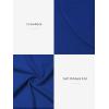 imageATHMILE Womens Long Sleeve Crewneck Ribbed Tops Fitted Stretch Casual Basic T Shirts 2025Royal Blue