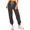 imageATHMILE Baggy Sweatpants for Women with PocketsLounge Womens Pajams PantsWomens Running Joggers Fall Clothes Outfits 2025Coffee