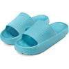 imageATHMILE Cloud Pillow Slippers for Women Men Slide Sandals House Slippers Shower Shoes Thick Sole Comfort Lightweight NonSlip Bathroom Easy to Clean Indoor OutdoorSky Blue