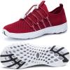 imageATHMILE Water Shoes for Men Women Barefoot Hiking Swim River Shoes Adult Lake Pool Aqua Socks Beach Quick Dry for Hiking Surfing Kayaking Sport Accessories Camping Must HavesA Rose Red