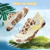 imageATHMILE Kids Water Shoes Boys Girls Water Shoes Quick Dry Barefoot Beach Sports Swim Pool Summer ShoesLittle KidBig KidBeige Leopard