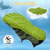 imageATHMILE Kids Water Shoes Boys Girls Water Shoes Quick Dry Barefoot Beach Sports Swim Pool Summer ShoesLittle KidBig KidBlack Green Line