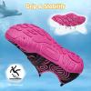 imageATHMILE Kids Water Shoes Boys Girls Water Shoes Quick Dry Barefoot Beach Sports Swim Pool Summer ShoesLittle KidBig KidBlack Pink Line