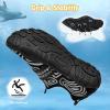 imageATHMILE Kids Water Shoes Boys Girls Water Shoes Quick Dry Barefoot Beach Sports Swim Pool Summer ShoesLittle KidBig KidBlack White Line