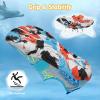 imageATHMILE Kids Water Shoes Boys Girls Water Shoes Quick Dry Barefoot Beach Sports Swim Pool Summer ShoesLittle KidBig KidBlue Cobweb