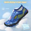 imageATHMILE Kids Water Shoes Boys Girls Water Shoes Quick Dry Barefoot Beach Sports Swim Pool Summer ShoesLittle KidBig KidBlue Octopus