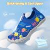 imageATHMILE Kids Water Shoes Boys Girls Water Shoes Quick Dry Barefoot Beach Sports Swim Pool Summer ShoesLittle KidBig KidBlue Paint