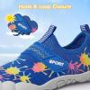 imageATHMILE Kids Water Shoes Boys Girls Water Shoes Quick Dry Barefoot Beach Sports Swim Pool Summer ShoesLittle KidBig KidBlue Paint