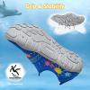 imageATHMILE Kids Water Shoes Boys Girls Water Shoes Quick Dry Barefoot Beach Sports Swim Pool Summer ShoesLittle KidBig KidBlue Paint