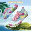 imageATHMILE Kids Water Shoes Boys Girls Water Shoes Quick Dry Barefoot Beach Sports Swim Pool Summer ShoesLittle KidBig KidPink Leopard