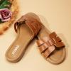 imageATHMILE Sandals for Women 2024 Womens Sandals Dressy Summer Flats Sandals Women Slides Sandals for Party Wedding BeachBrown