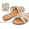 imageATHMILE Sandals for Women 2024 Womens Sandals Dressy Summer Flats Sandals Women Slides Sandals for Party Wedding BeachNude