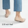 imageATHMILE Pointed Toe Flats for Women Dressy Bronze Work Shoes Business Casul Knit Ballet Flats Slip on Office Ladies Comforttable DressNude