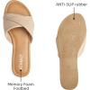 imageATHMILE Sandals Women Dressy Summer Flat Comfortable Fashion Beach Cute Ladies Slides Leather Casual Dress Womens Sandals 2025 Size 611Beige