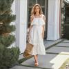 imageATHMILE Sandals Women Dressy Summer Flat Comfortable Fashion Beach Cute Ladies Slides Leather Casual Dress Womens Sandals 2025 Size 611Pink